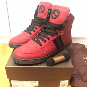 Gucci Silverstone hightop sneaker
